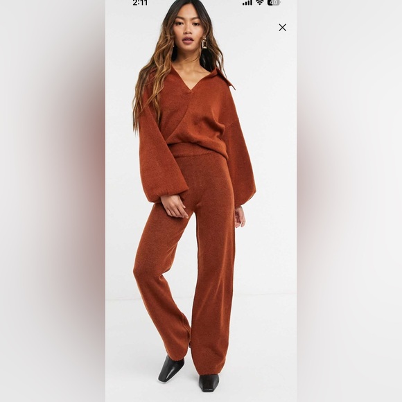 ASOS Knit Sweater and Pants Coord Set women’s size 4 - Picture 9 of 10